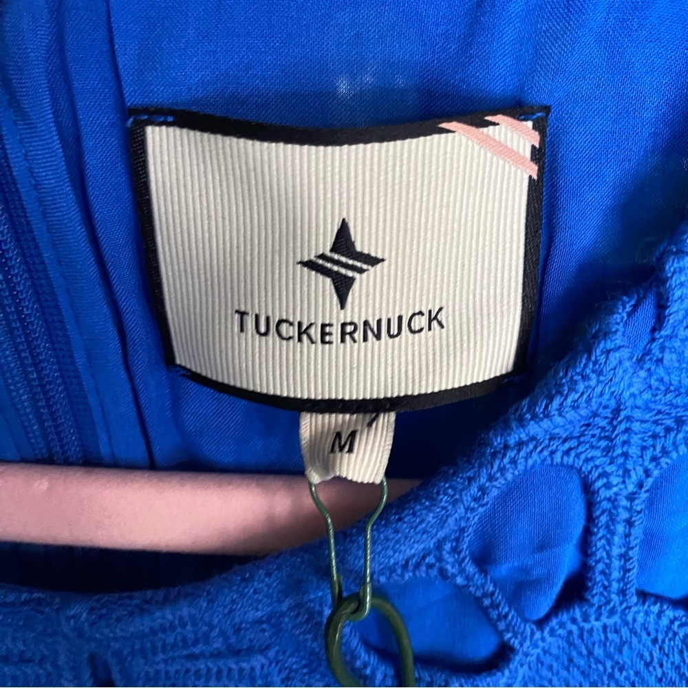 T10 TUCKERNUCK Sapphire Blue Lace Marlowe Dress - Picture 3 of 5